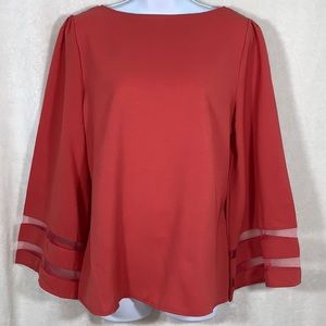 Woman’s flair sleeve blouse. Size small